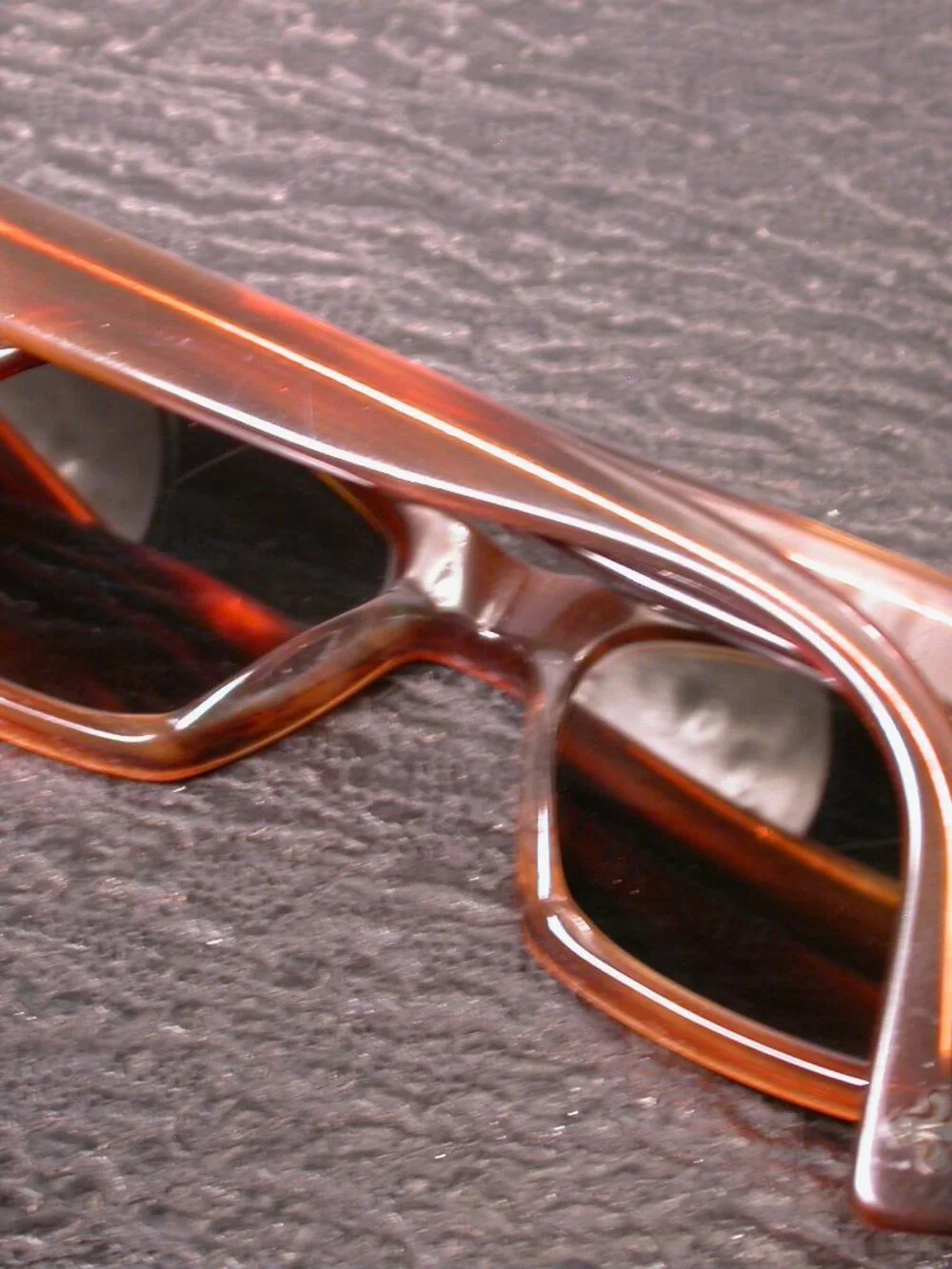 Seraphin Douglas Tortoise Stripe Sunglasses Hand Made in Japan   FRAME ONLY